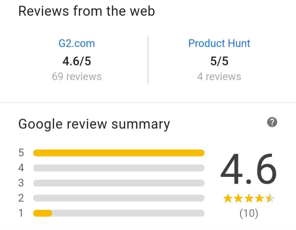 EngageBay reviews on Google